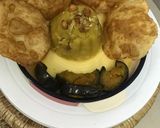 A picture of step 11 of Simple Navratri Thali: Puri, Begun Bhaja & Halwa.