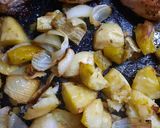Foto del paso 5 de la receta: Pollo al horno con papas
