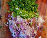 A picture of step 3 of Sardines in Tomato Sauce with Pico de Gallo Salsa.