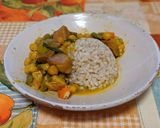 Foto del paso 6 de la receta: Pavo con garbanzos y verduras al curry