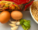 義大利麵簡單蔬菜小煎餅（Spaghetti Fritters)的食譜步驟1照片