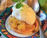 Une image de l'étape 5 de Sablé gourmand ananas sorbet citron vert.