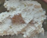 A picture of step 2 of Paneer Jaggery Burfi.