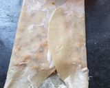 A picture of step 5 of Cheesechapati#themechallenge.