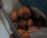 A picture of step 7 of Deep fried drop scones.