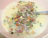 A picture of step 7 of Frittita with Pao bhaji flavour.