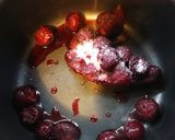 Cukormentes meggyöntet 🍒 vaníliás zabpudinggal recept fázis 2 fotója