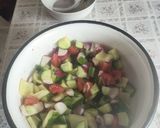1959. Sajtos zöldfűszeres öntetes vegyes saláta 😋 recept fázis 2 fotója