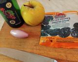 Fokhagymás sült tarja, aszalt szilvás, almás chutney-val.#gluténmentes recept fázis 1 fotója