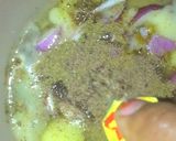 A picture of step 3 of Fried Sweet Potato with egg.