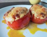 Foto del paso 7 de la receta: Tomates rellenos de carne y verduras con costron de queso