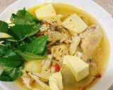 Hình bước làm 8 của món Bún măng gà