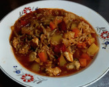 Foto del paso 5 de la receta: Guiso de Pollo, verduras y arroz. 🍲🍗🫛🥘🌶️