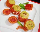 A picture of step 6 of Healthy Savory Tomato Cups.