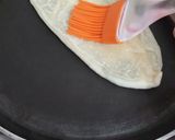 A picture of step 5 of Jingalov hats Armenian herb stuffed flatbread .