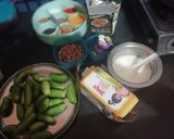 A picture of step 1 of Dahi parwal.