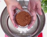 Foto langkah ke 5 dari resep BROWNIES CHEESECAKE CAKE KUKUS | Moist, Nyokelat, Nyuss.