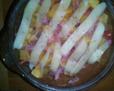 Foto del paso 4 de la receta: Patatas gratinadas con bacón y salchichas
