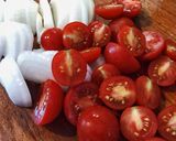 Une image de l'étape 2 de Crumble de tomates.