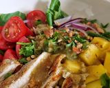 รูปขั้นตอนการทำที่ 4 ของ Chicken and Mango salad