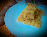 A picture of step 5 of Potato Burfi.