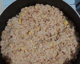 Foto langkah ke 4 dari resep Nasi Goreng Kornet Telur.
