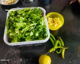 A picture of step 2 of Peanut Coriander spicy chutney.