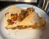 A picture of step 5 of Sheet Pan Quesadilla.