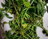 A picture of step 1 of Methi paratha.