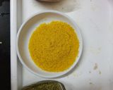 A picture of step 2 of Chick peas chat (jain).