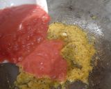 A picture of step 4 of Nepali style Aloo Dum with Chiwda /Poha/ Flattened rice.