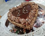 صورة لخطوة 6 من وصفة كعكة عيد ميلاد زوجي 😍😍