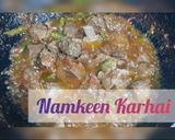 A picture of step 5 of Namkeen Karhai.
