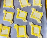Foto langkah ke 2 dari resep Puff Pastry Strawberry Cokelat.