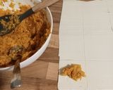 Foto del paso 5 de la receta: Raviolis rellenos de calabaza con crema de grana padano