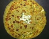 A picture of step 4 of Palak Paneer Paratha.
