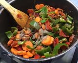 Une image de l'étape 15 de Soupe mixée poivrons, carottes et tomates au bouillon de crevettes.