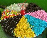 Foto langkah ke 6 dari resep Pizza brownis.