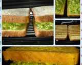 A picture of step 3 of Cheesy Green Peas Sandwich.