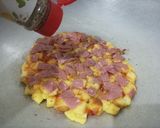 Foto langkah ke 3 dari resep Pizza Roti Tawar Topping Smoked Beef 🍞 🍕.