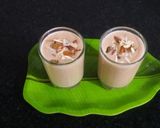 A picture of step 4 of Chikoo drink.