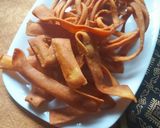 A picture of step 11 of Ribbon Pakodas.