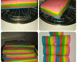 Foto langkah ke 8 dari resep Mini Rainbow Roll cake.
