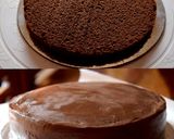 A picture of step 9 of Eggless Wholewheat Death by Chocolate Cake.