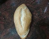 Foto del paso 5 de la receta Bocadillo de tortilla de papas con polvo de cebolla frita y alioli