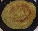 A picture of step 2 of Green moong dal dosa.