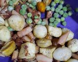 Foto langkah ke 3 dari resep Cumi asin cabe hijau.