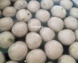 Foto langkah ke 3 dari resep Cilok kuah kacang.