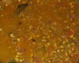 A picture of step 6 of Sprouted moong matki sabji.