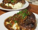 A picture of step 13 of Slow Cooker Salisbury Steak.